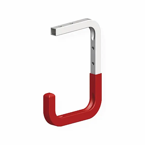 ALFER GANCIO PER PARETE/SOFFITTO GOMMATO ROSSO MM115 PORTATA KG30