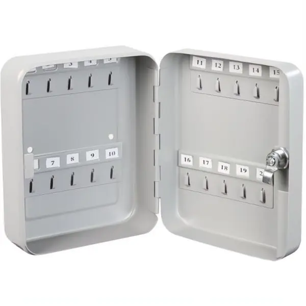 TECHNOMAX CASSETTA PORTACHIAVI ELEGANT 86/1 GRIGIO MM200X160X70 GANCI 20