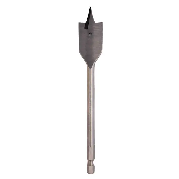 KRINO MECCHIA DA LEGNO SERIE CORTA ATTACCO ESAGONALE DA 1/4" D.MM25X150