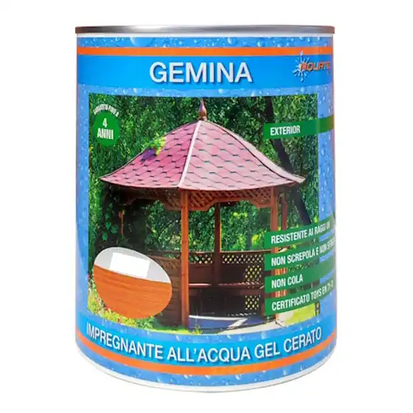 VERNITES GEMINA IMPREGNANTE GEL EFFETTO CERA LARICE CHIARO LT 0,75
