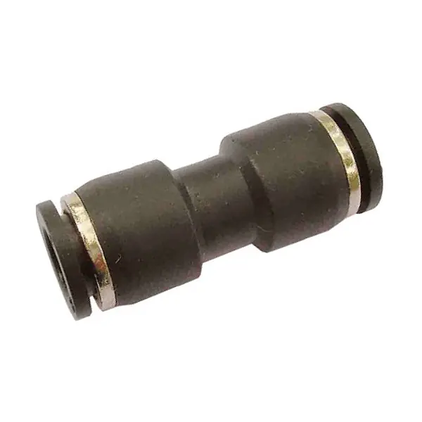KONFIT RACCORDO DRITTO INTERMEDIO IN POLIMERO NERO ART. RP53 D.MM16-16