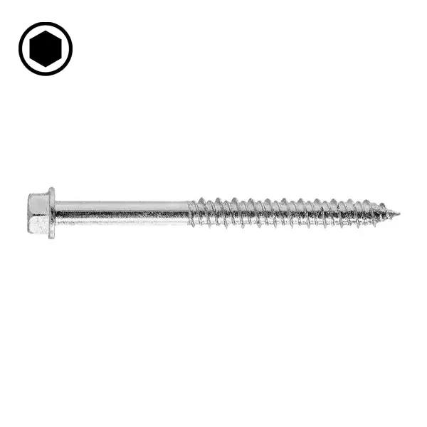 FRIULSIDER VITE PER CALCESTRUZZO TE CON COLLARE ZINCATA VDC D.MM 6,6X150