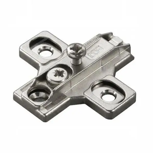 SALICE BASE A CROCE REGOLABILE SERIE 200 IN ZAMA NICHELATA H3