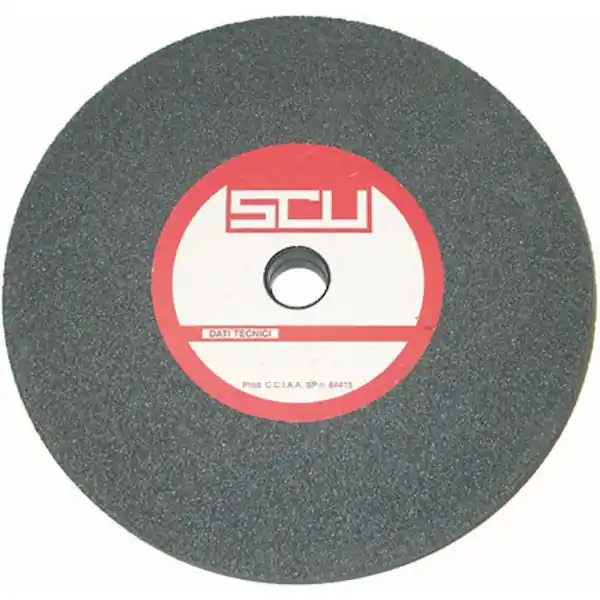 SCU MOLA A DISCO ELETTROCORINDONE GRIGIA D.MM250X30 FORO MM25 GR. 36/G