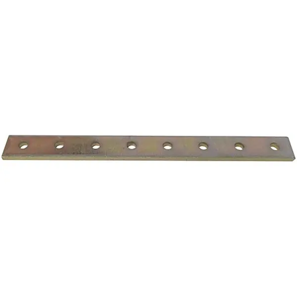 MINUTEX PIASTRA FORATA DI RINFORZO PESANTE MM100X20X4 ACCIAIO ZINCATO