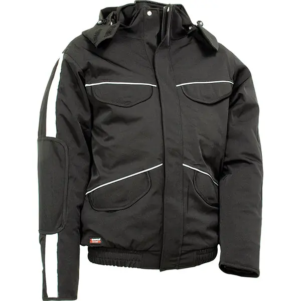 COFRA GIUBBINO IMBOTTITO STRASBOURG COLORE NERO/NERO TG.48*