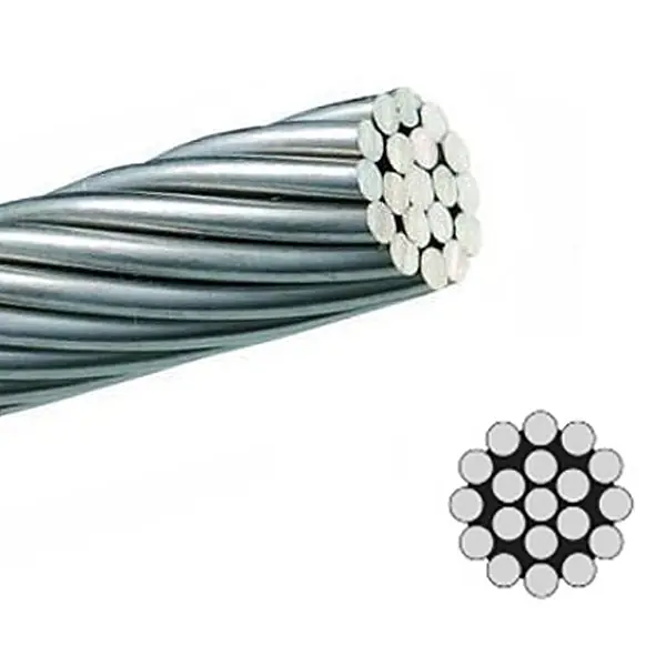 FUNE ACCIAIO ZINCATO 19 FILI (TIPO 1X19) D.MM 4 X100 MT
