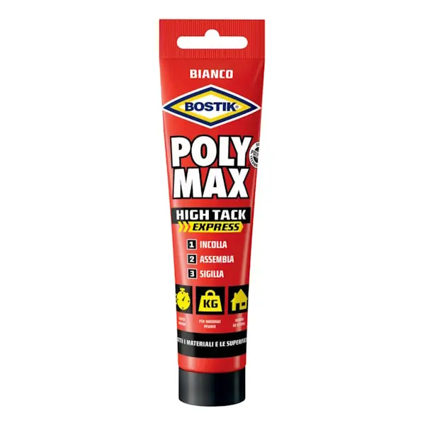 UHU BOSTIK POLY MAX HIGH TACK EXPRESS BIANCO SIGILLANTE TUBO GR165