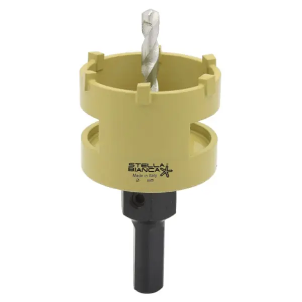 STELLA BIANCA FRESA A TAZZA PER EDILIZIA STANDARD D.MM 30 CON GAMBO