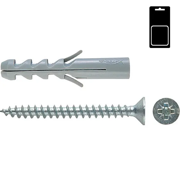 FISCHER TASSELLI IN NYLON CON VITE TSP PZ S 8 V K BLISTER PZ10*