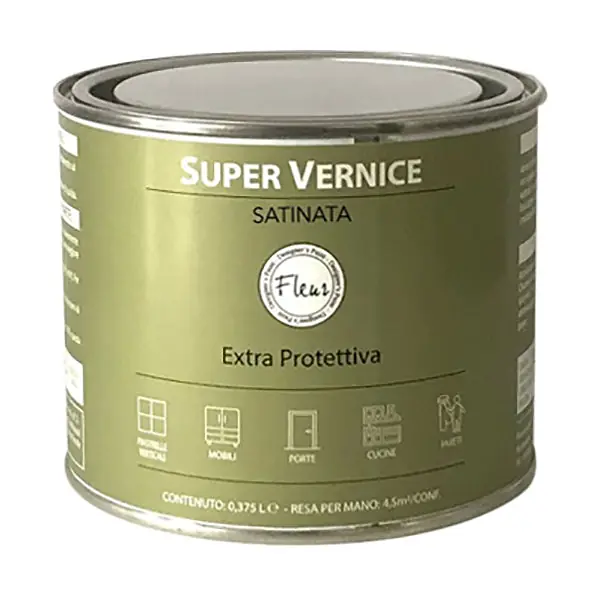 FLEUR SUPER VERNICE EXTRA PROTETTIVA SATINATA LT 0,375