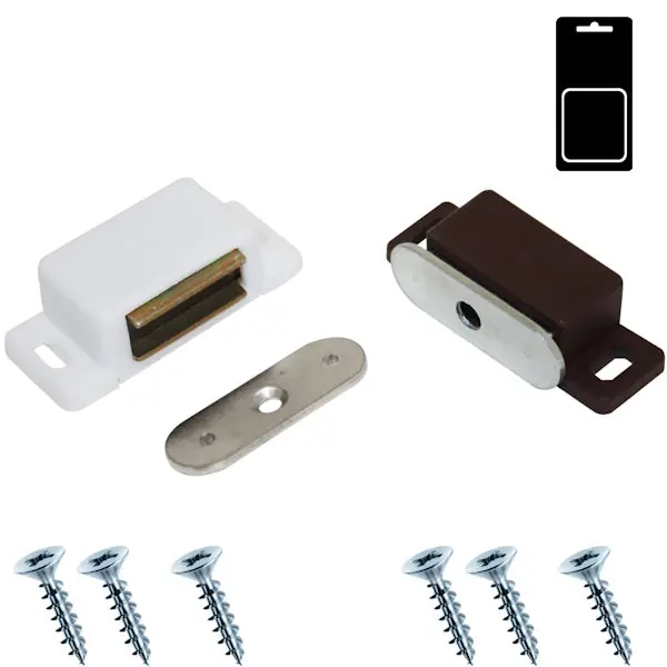 SODIFER CRICCHETTI MAGNETICI RETTANGOLARI LEGGERI MARRONE BLISTER DA PZ2