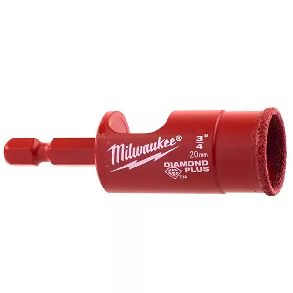 MILWAUKEE PUNTA DIAMANTATA DIAMOND PLUS A SECCO/UMIDO D.MM20X55*