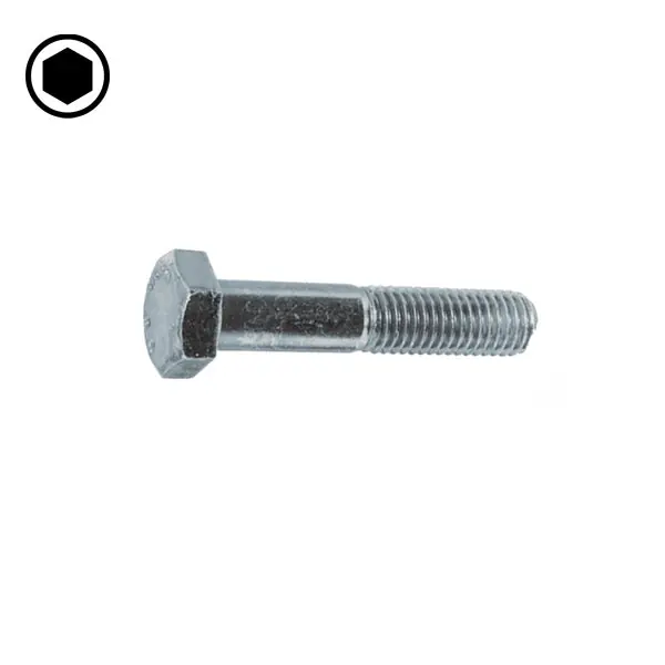 VITE TE PARZIALMENTE FILETTATA CL. 8.8 ZINCATA BIANCA M24X220 UNI 5737