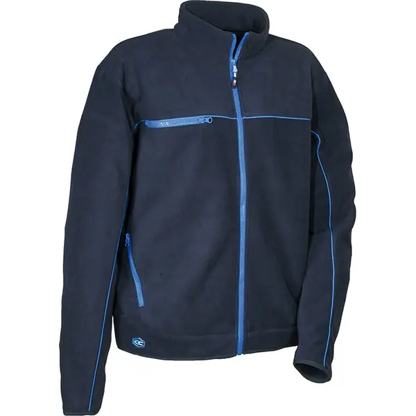 COFRA GIACCA IN PILE ASYMA COLORE NAVY/ROYAL TG. L