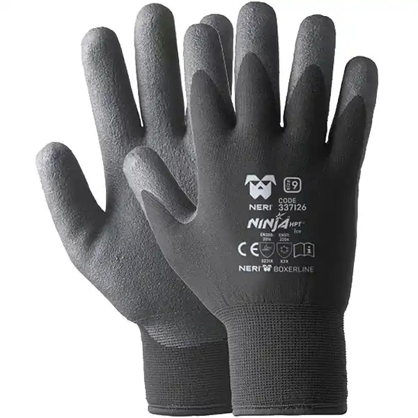 GUANTI MOD. NINJA ICE FELPATI COLORE NERO TG10