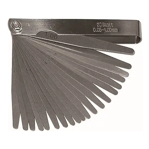 SCU SPESSIMETRO CON 20 LAME MM100 DA MM0,05 A 1,00