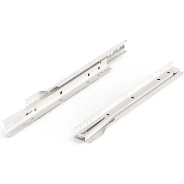 RAM GUIDE PER CASSETTI SU ROTELLE BIANCA PORTATA KG 25 MM350