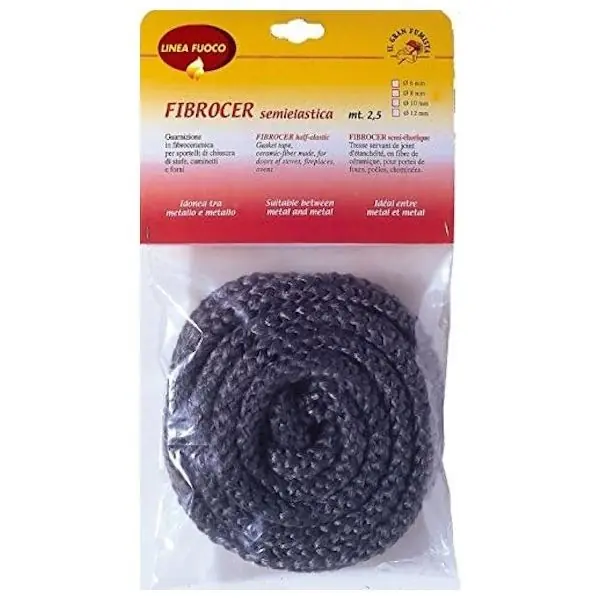 PIGAL SIGILL FIBROCER GUARNIZIONE SEMIELASTICA TONDA MM 6 MT2,5