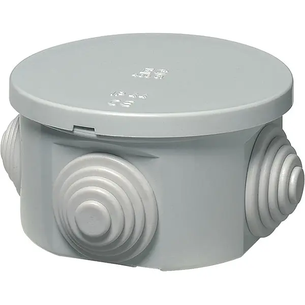 ELETTROCANALI CASSETTA DI DERIVAZIONE DA PARETE TONDA D.MM 65X35 IP44