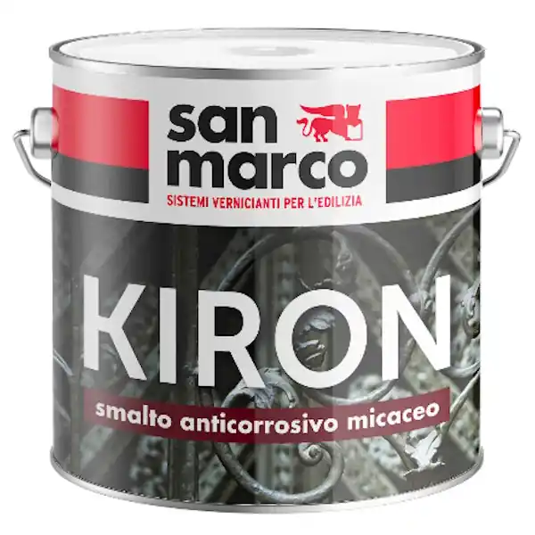 SAN MARCO KIRON SMALTO MICACEO GRANA GROSSA TESTA DI MORO LT2,5