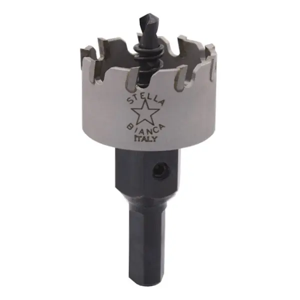 STELLA BIANCA FRESA A TAZZA TCT PER INOX DENTI IN METALLO DURO D.MM 48