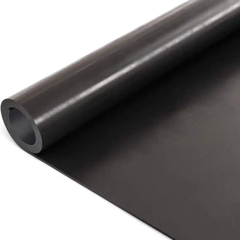 LASTRA IN GOMMA ANTIOLIO NERA SPESSORE MM3 ALTEZZA MM1400 AL MTL