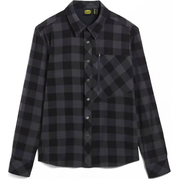 DIADORA CAMICIA DA LAVORO SHIRT CHECK CORTINA NERO/ANTRACITE TG.L