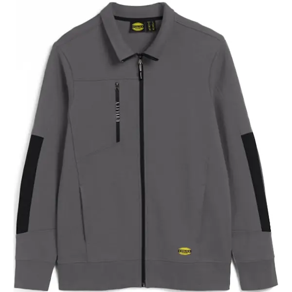 DIADORA FELPA DA LAVORO SWEATSHIRT ZIP LITEWORK GRIGIO ACCIAIO TG.M