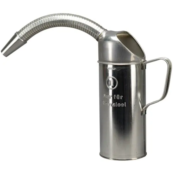 PRESSOL CARAFFA IN LAMIERA STAGNATA CON BECCUCCIO FLESSIBILE DA LT1
