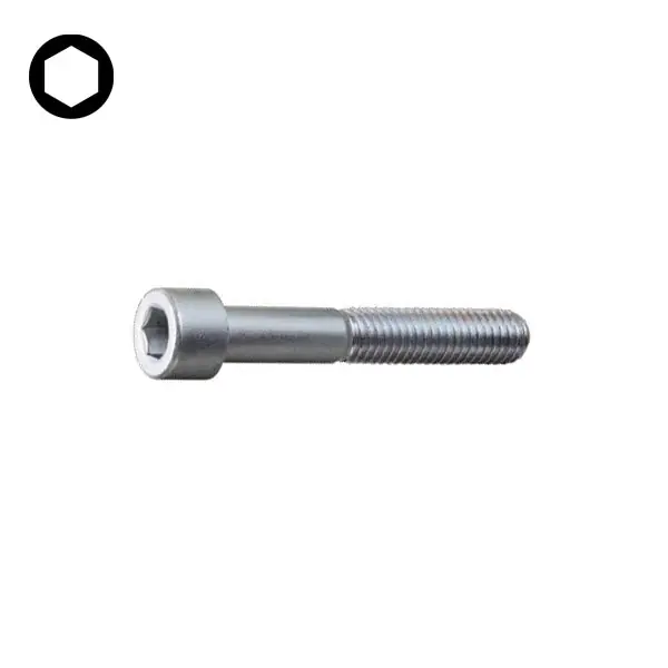 VITE TCEI CLASSE 8.8 ZINCATA BIANCA M12X150 UNI 5931