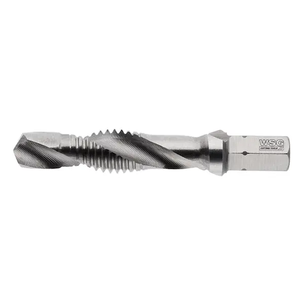 WSG MASCHIO CON PUNTA E SVASATORE IN HSS ATTACCO DA 1/4" M 3X0,5