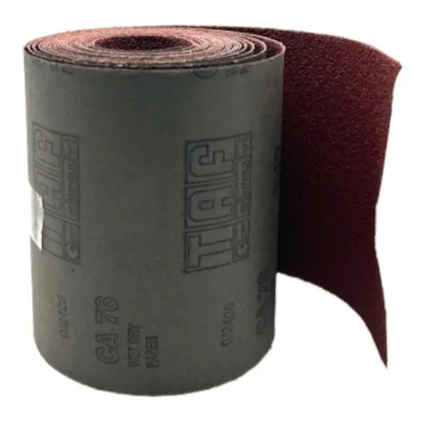 TAF CARTA ABRASIVA IN ROTOLI MINIROLL AL CORINDONE MM115XMT5 GR100