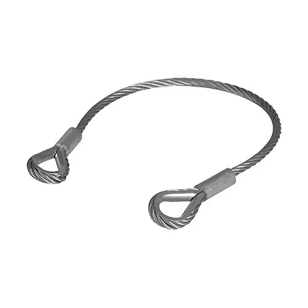 COMUNELLO FUNE DI SICUREZZA PER ANTE BATTENTI MM.400 ZINCATA ART.195-400