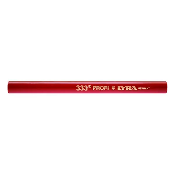 LYRA MATITA PER FALEGNAMI 333 PROFI OVALE ROSSA LUNGHEZZA MM240