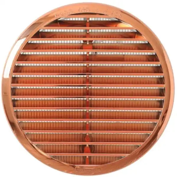 LA VENTILAZIONE GRIGLIA IN ABS TONDA CON MOLLE D.MM155 RAMATA