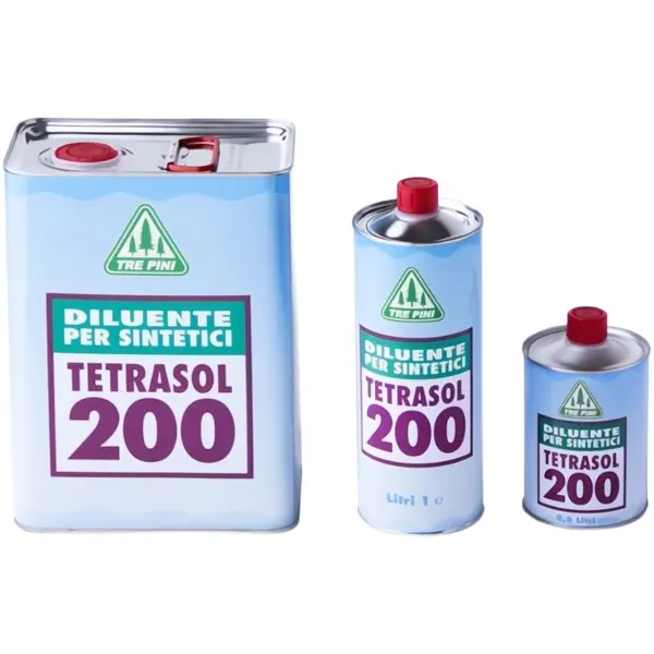 TRE PINI TETRASOL 200 DILUENTE PER SINTETICI LATTA DA LT 1