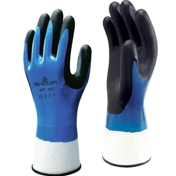 GUANTI SHOWA MOD. 477 ISOLANTE COLORE BLU/NERO TG 8 (L)