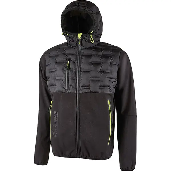 U-POWER GIACCA TECNICA SPOCK COLORE BLACK CARBON TG.S
