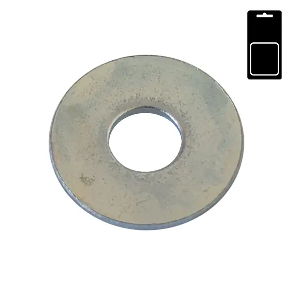 SODIFER RONDELLE FASCIA LARGA IN FERRO ZINCATO D.MM 8X24 BLISTER DA PZ10