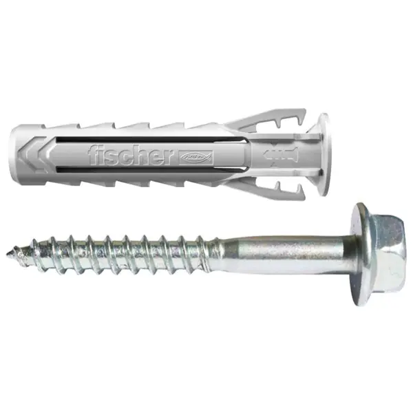 FISCHER TASSELLO SX-BM PLUS 12X60 IN NYLON CON VITE LEGNO TE FLANGIATA