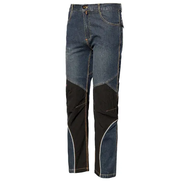 ISSA PANTALONE DA LAVORO JEANS EXTREME COLORE BLU TG.L