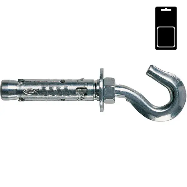 FISCHER TASSELLI IN ACCIAIO CON GANCIO TA M 6 G K BLISTER PZ2