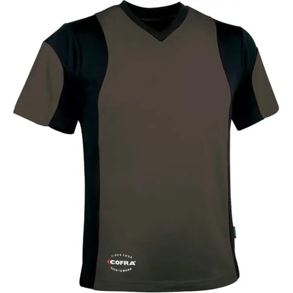 COFRA T-SHIRT JAVA COLORE FANGO/NERO TG. XL*