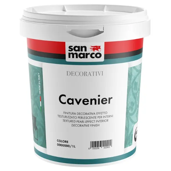 SAN MARCO CAVENIER ARGENTO LT 1 FINITURA DECORATIVA EFFETTO PERLESCENTE