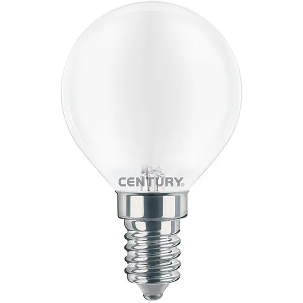 CENTURY LAMPADINA LED INCANTO MINI GLOBO SATEN 230V 6W E14 3000K 806LM