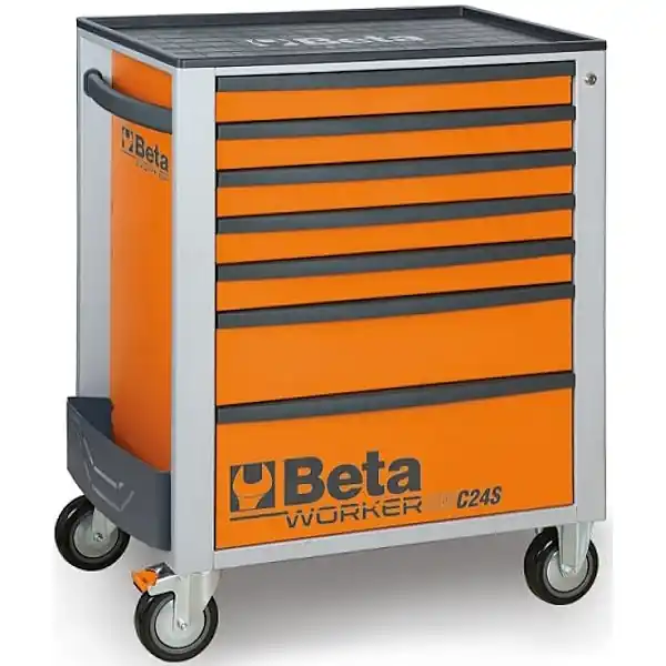 BETA BW2400SO7/E-M CASSETTIERA CON 7 CASSETTI + 309 UTENSILI ARANCIO