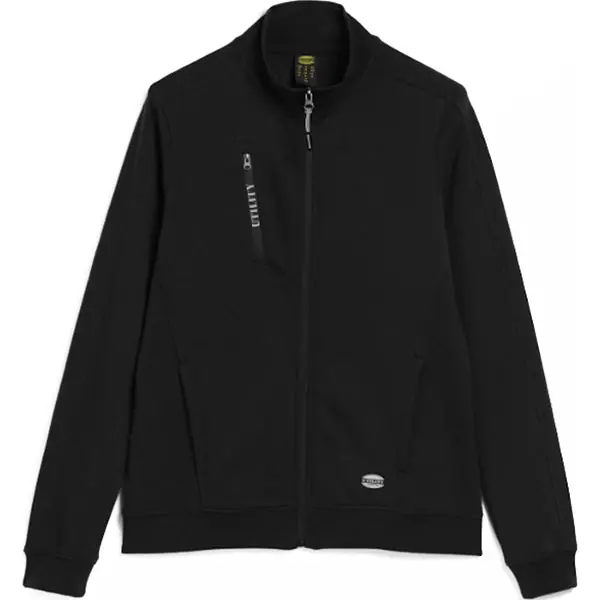 DIADORA FELPA DONNA DA LAVORO SWEATSHIRT FZ ATHENA NERO TG.S