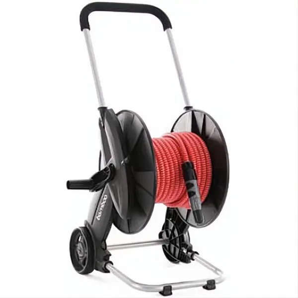 RR ITALIA BAMBOO CARRELLO AVVOLGITUBO CON TUBO FORTE ROSSO MT15 E LANCIA