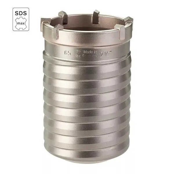 MILWAUKEE PUNTA PERFORATRICE A CORONA IN TCT SISTEMA SDS-MAX D.MM 65X100